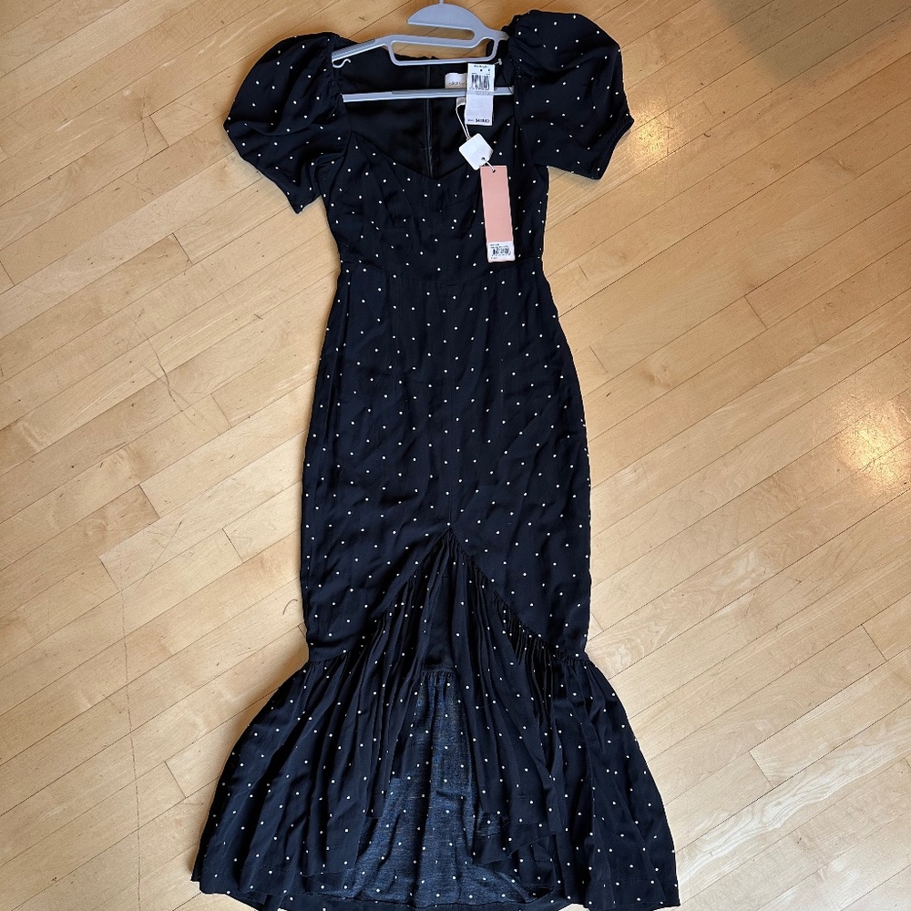 NEW Alice McCall polka dot dream midi dress, 0, N - Picture 2 of 5
